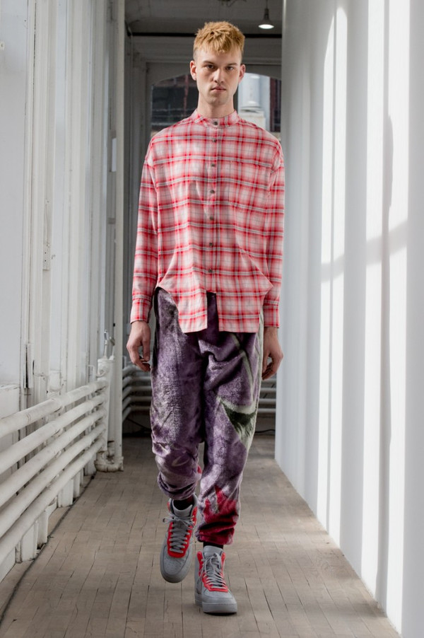 Men's Eckhaus Latta Blanket Sweatpants Men's Eckhaus Latta Blanket Sweatpants