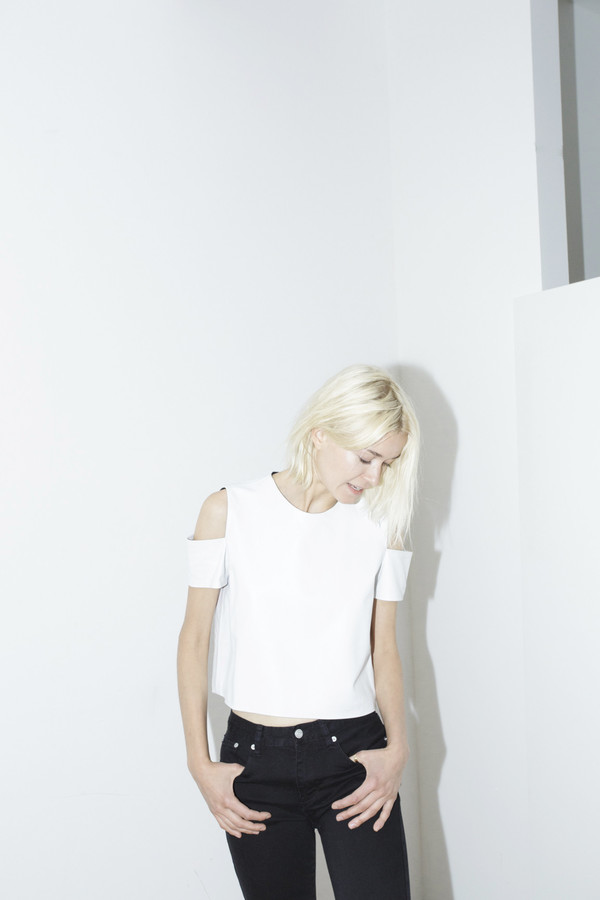 Markoo White Kasha Top Markoo White Kasha Top