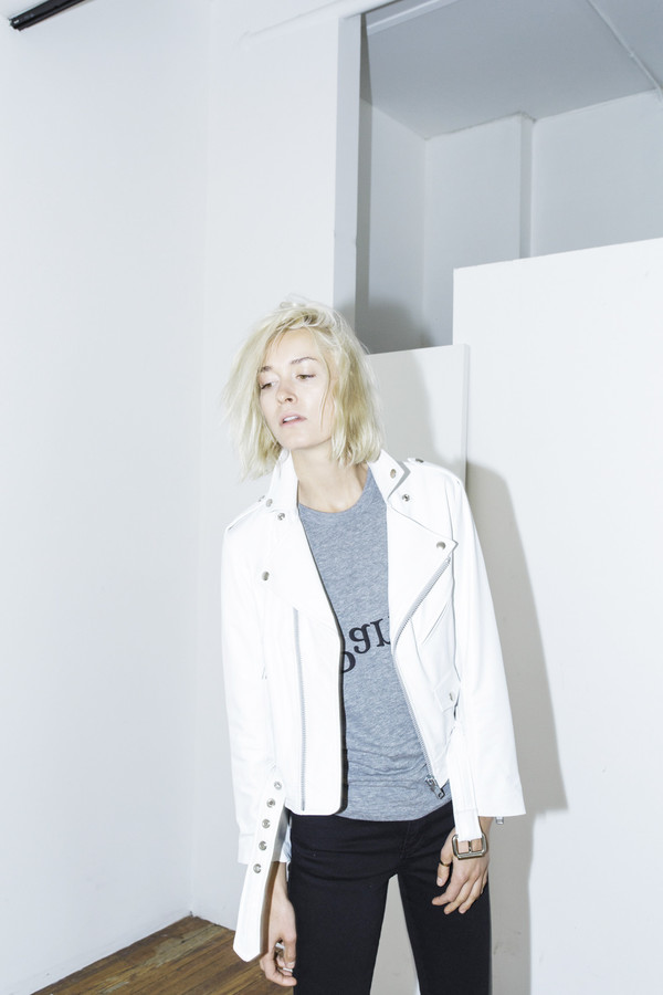 Markoo White Moto Jacket Markoo White Moto Jacket