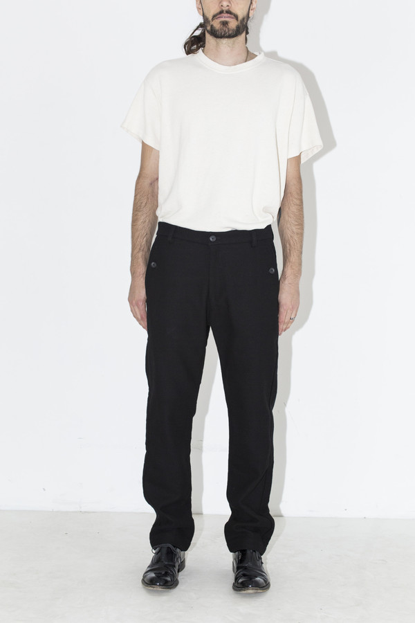 Men's Neuba Black Twill Trouser Men's Neuba Black Twill Trouser