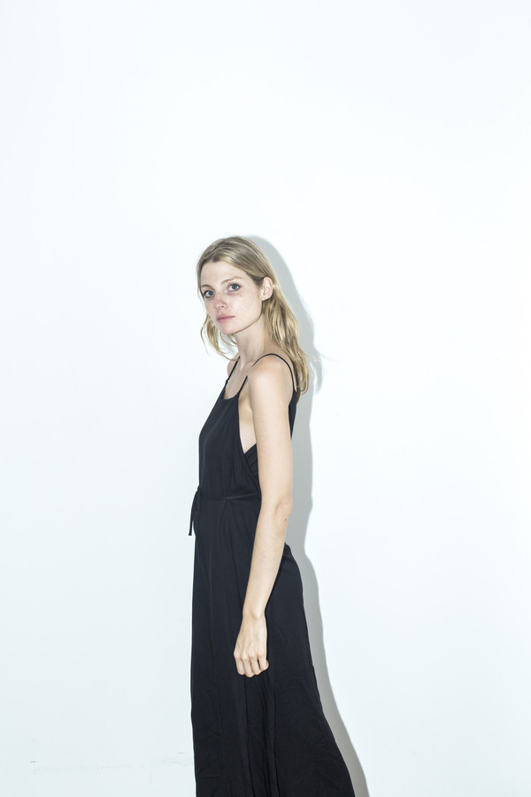 Shaina Mote Ink Wrap Side Apron Dress Shaina Mote Ink Wrap Side Apron Dress