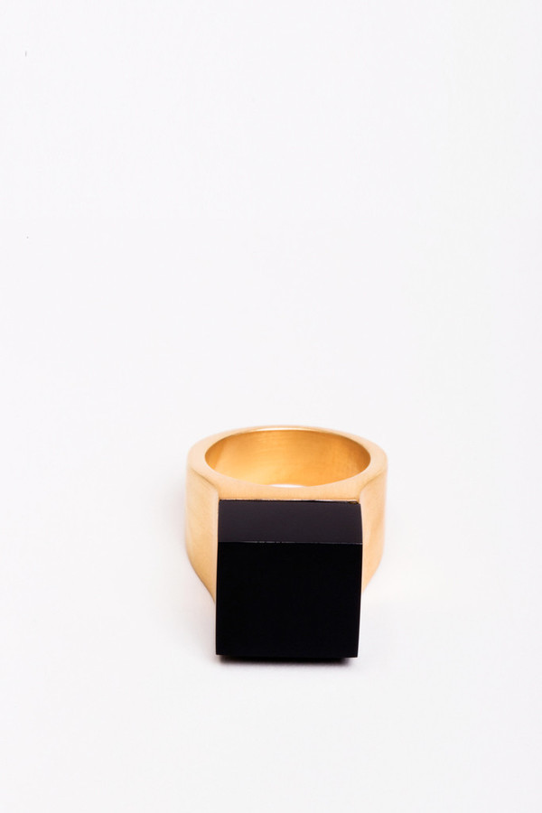 Ming Yu Wang Vector Ring Onyx Ming Yu Wang Vector Ring Onyx