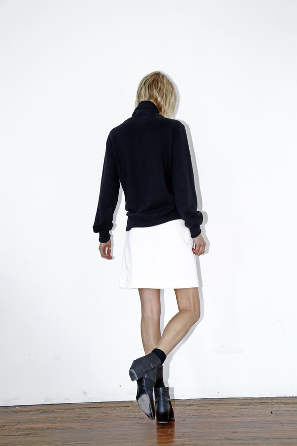 White Denim Pocket Skirt White Denim Pocket Skirt