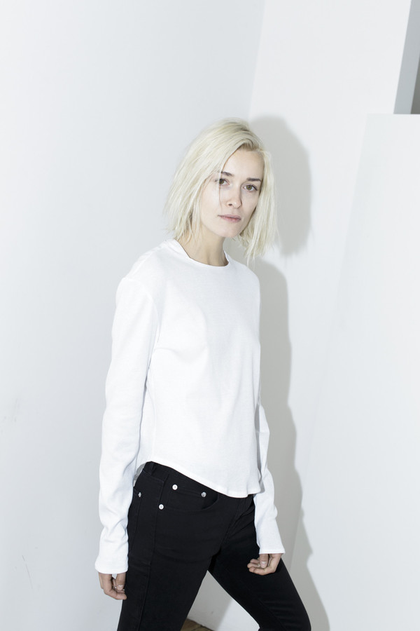 Assembly White Long-Sleeve Top Assembly White Long-Sleeve Top