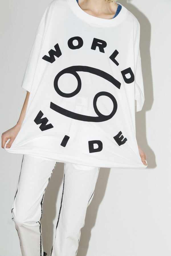 White World Wide Big Tee White World Wide Big Tee