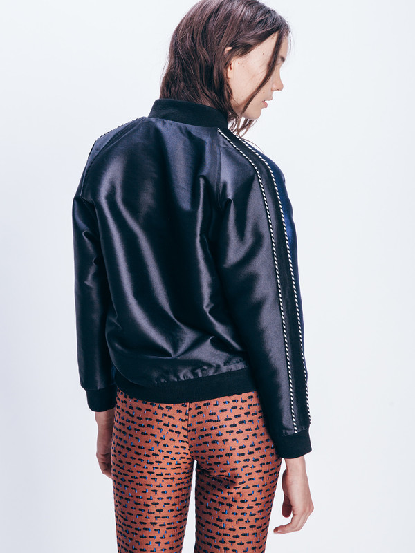 Nikki Chasin Captain Reversible Bomber Jacket Nikki Chasin Captain Reversible Bomber Jacket
