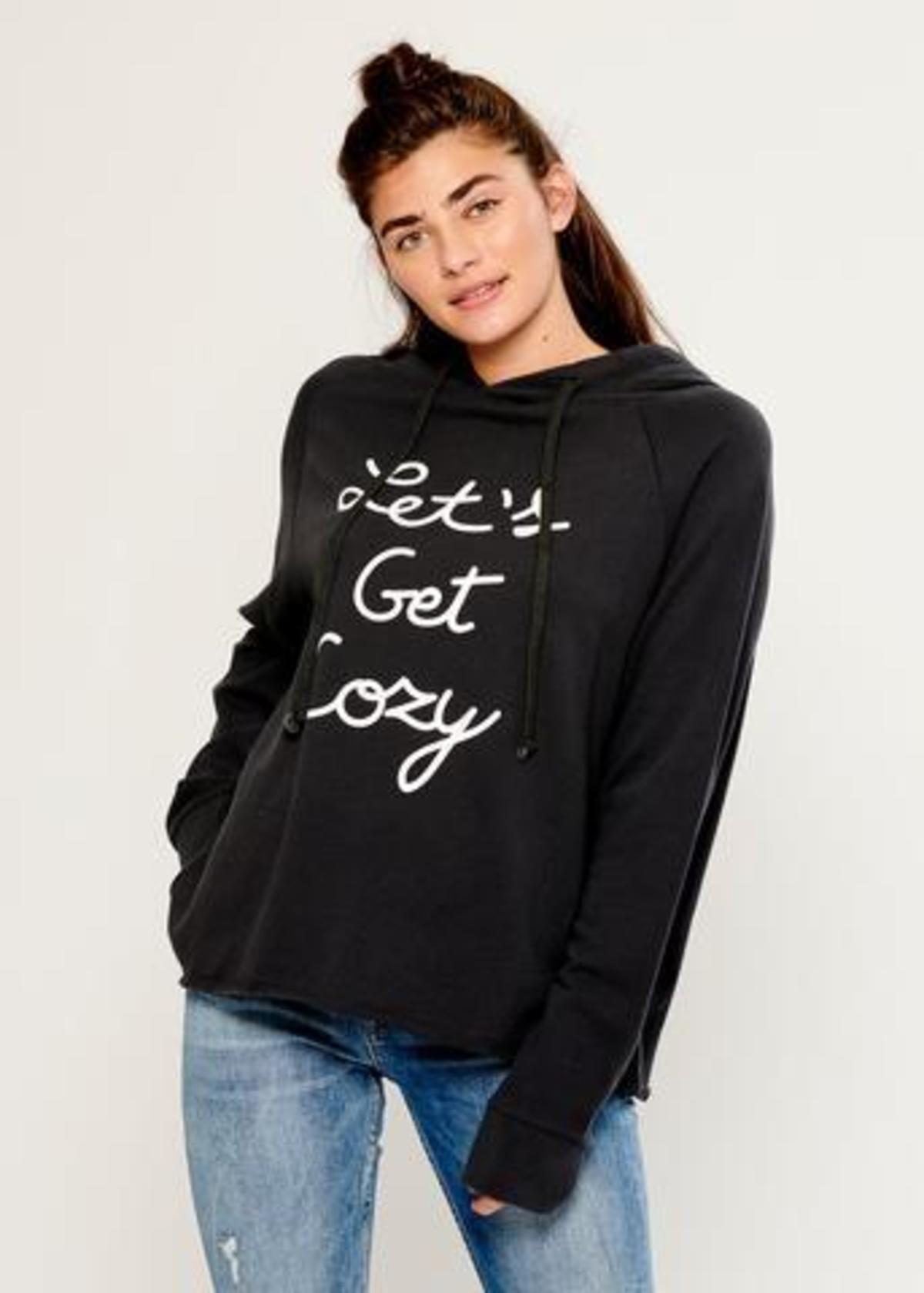 get cozy sweatshirt