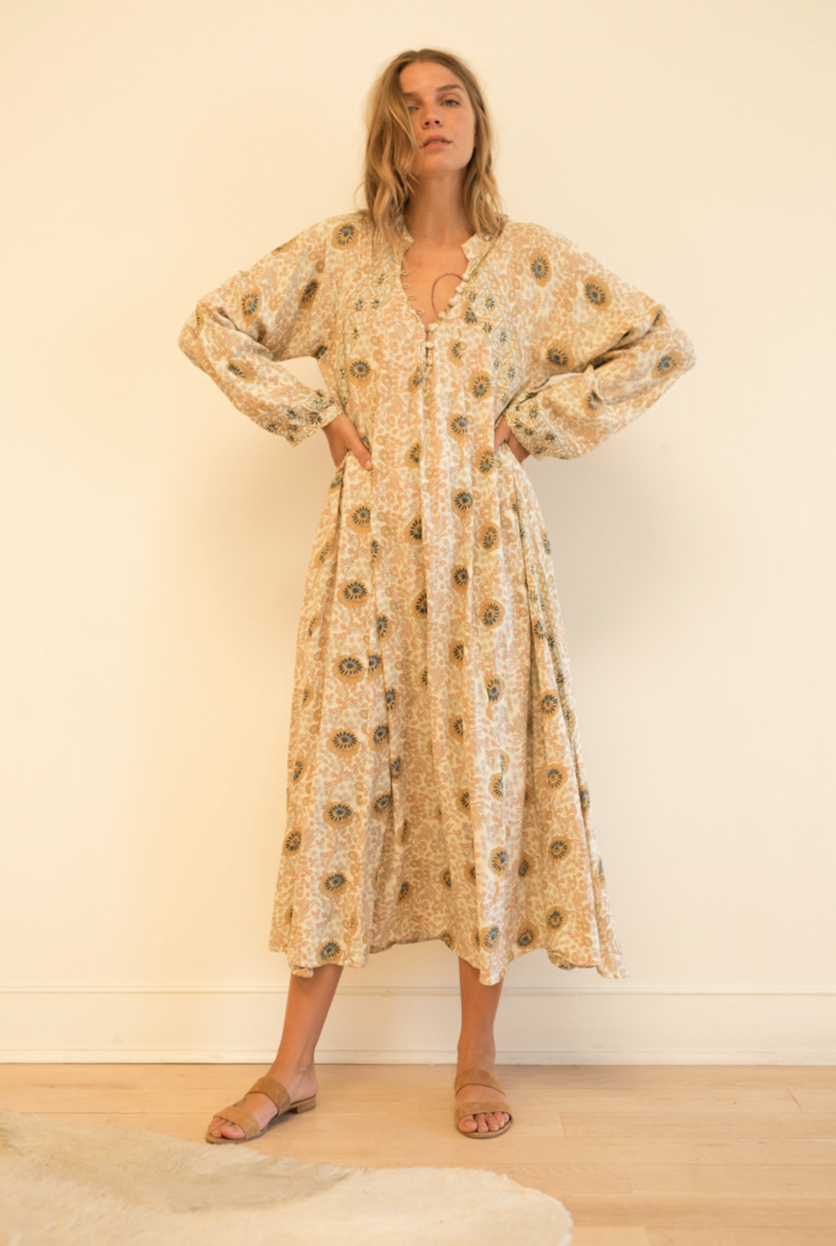 fiore maxi dress