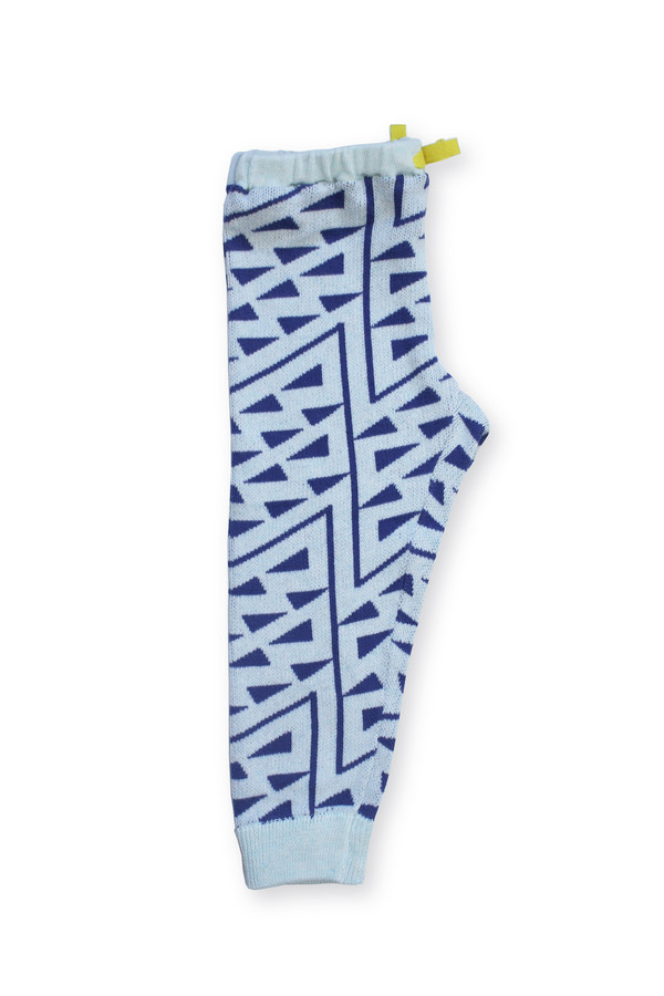 Micaela Greg Knitted Squiggle Pant - Ultramarine Micaela Greg Knitted Squiggle Pant - Ultramarine