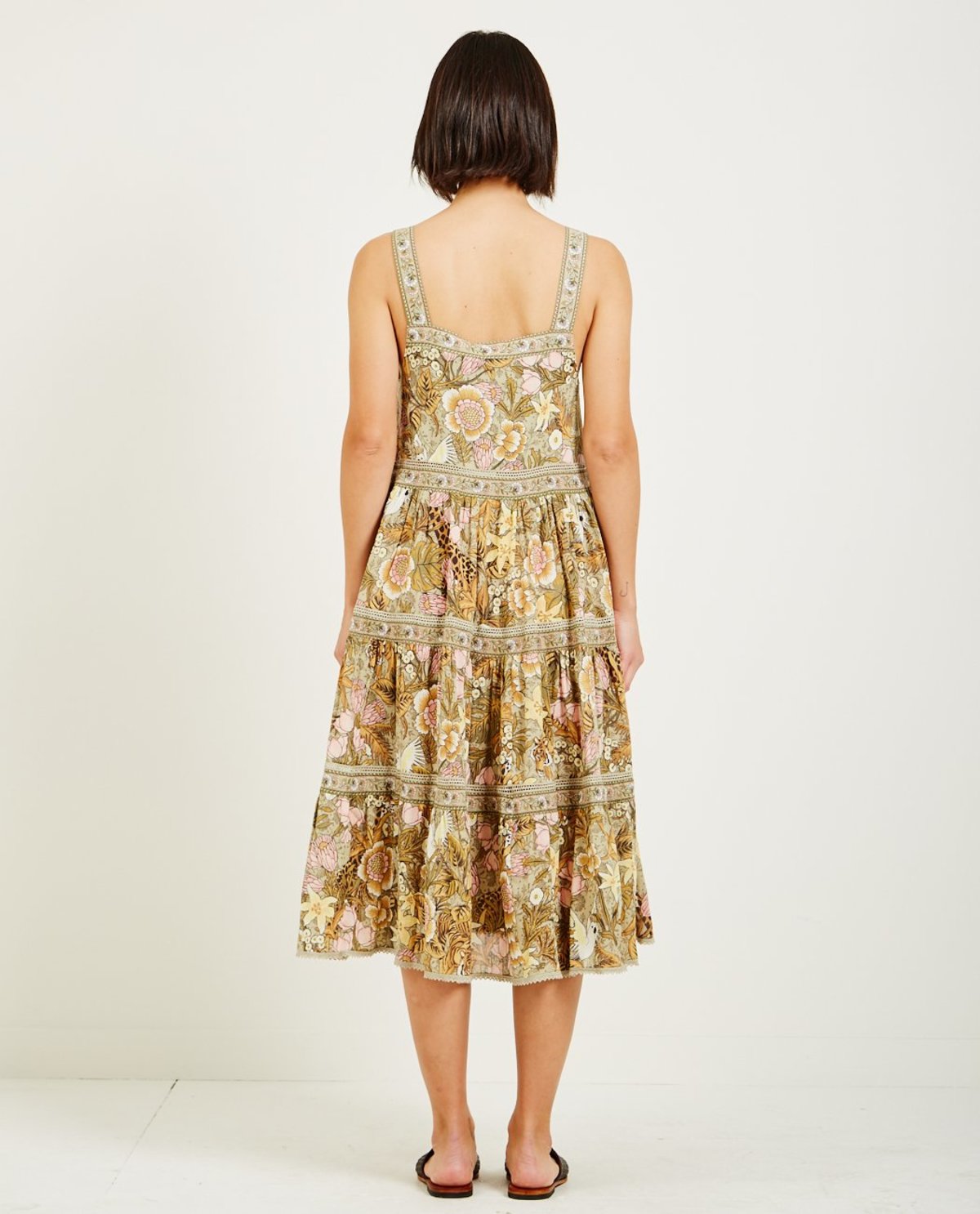 jungle midi sundress