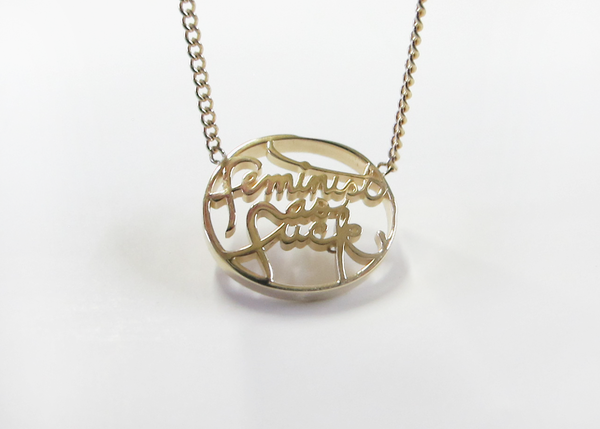 Leah Ball FEMINIST AS F*CK NECKLACE Leah Ball FEMINIST AS F*CK NECKLACE