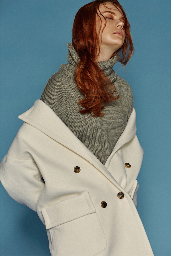 ANDERSSON BELL Karin Turtleneck Sweater- Grey ANDERSSON BELL Karin Turtleneck Sweater- Grey