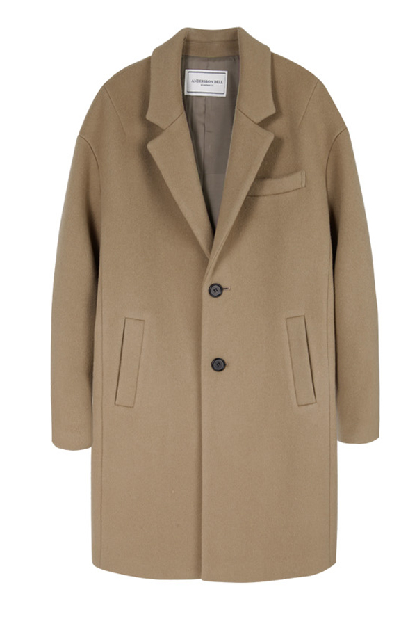 ANDERSSON BELL Johansson Oversized Single Breasted Coat- Beige ANDERSSON BELL Johansson Oversized Single Breasted Coat- Beige