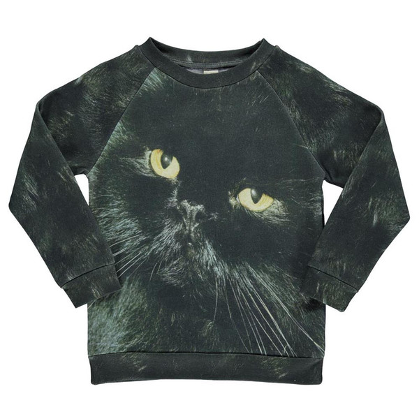 Popupshop Basic Sweat - Black Cat Popupshop Basic Sweat - Black Cat