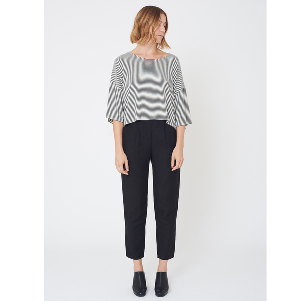 First Rite High Rise Trouser | Black First Rite High Rise Trouser | Black