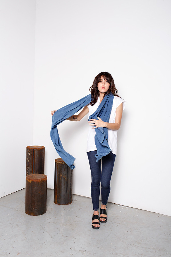 Miranda Bennett Indigo Raw Silk Textile Miranda Bennett Indigo Raw Silk Textile
