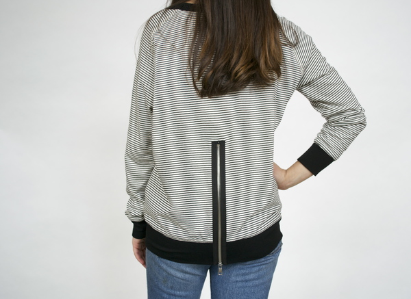 Red 23 Zipper Back Sweatshirt Red 23 Zipper Back Sweatshirt