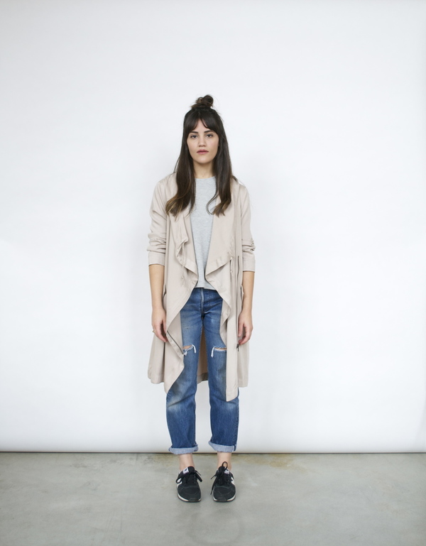 Lush Unstructured Trench Coat Lush Unstructured Trench Coat