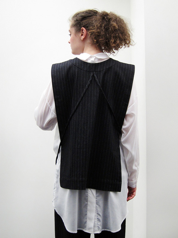 Rowena Sartin Apron Vest | Back Loop Rowena Sartin Apron Vest | Back Loop