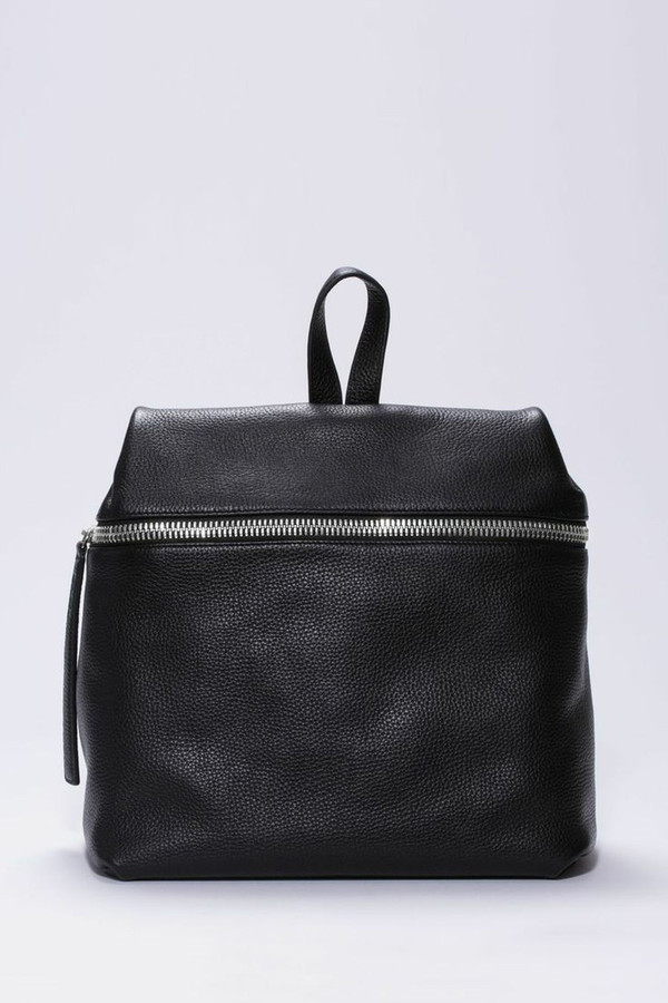 Kara Black Pebbled Backpack Kara Black Pebbled Backpack