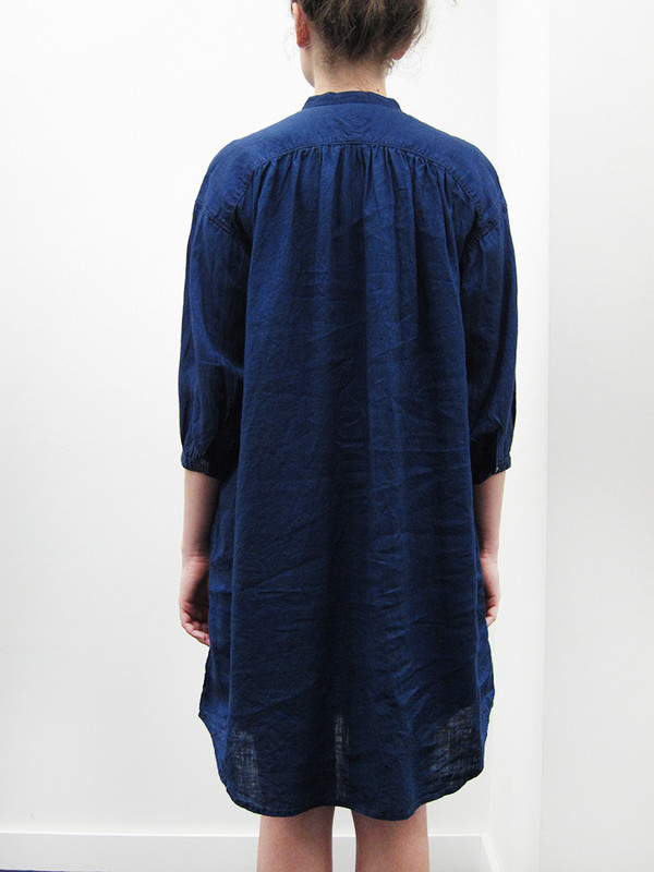 Kapital French Cloth Linen Flap Down Dress Kapital French Cloth Linen Flap Down Dress