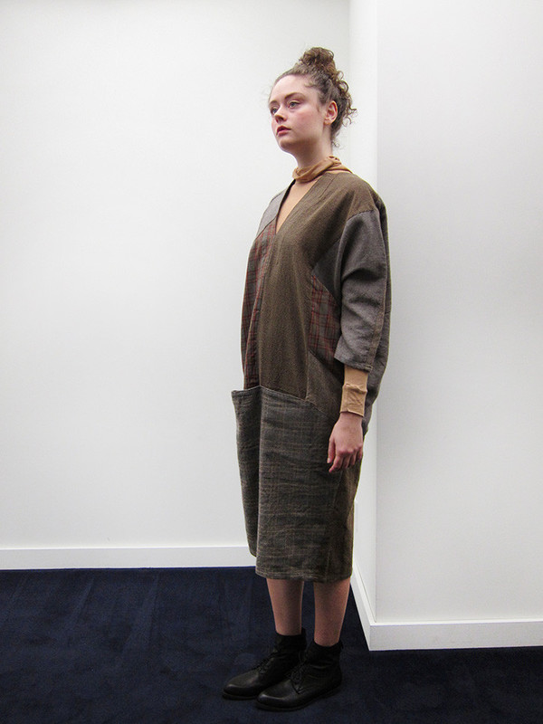 Kapital Tweed Patchwork Art Dress Kapital Tweed Patchwork Art Dress
