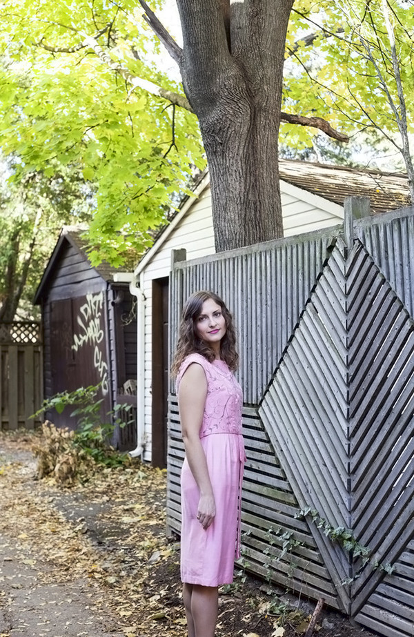 White Elephant Vintage Pink Beaded Dress White Elephant Vintage Pink Beaded Dress