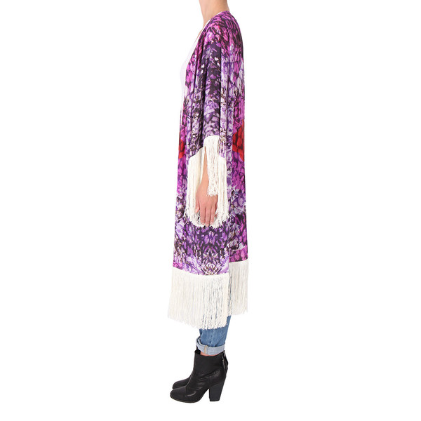 ATHENA PROCOPIOU A GIRL IN PURPARA SILK KIMONO ATHENA PROCOPIOU A GIRL IN PURPARA SILK KIMONO