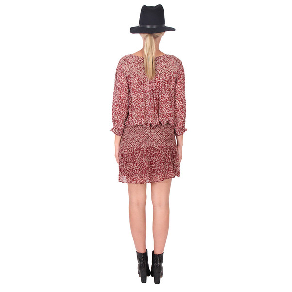 ULLA JOHNSON ANYA BLOUSE | BORDEAUX ULLA JOHNSON ANYA BLOUSE | BORDEAUX