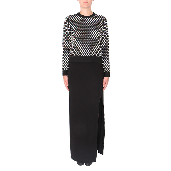 T By Alexander Wang Black Matte Jersey Column Skirt T By Alexander Wang Black Matte Jersey Column Skirt