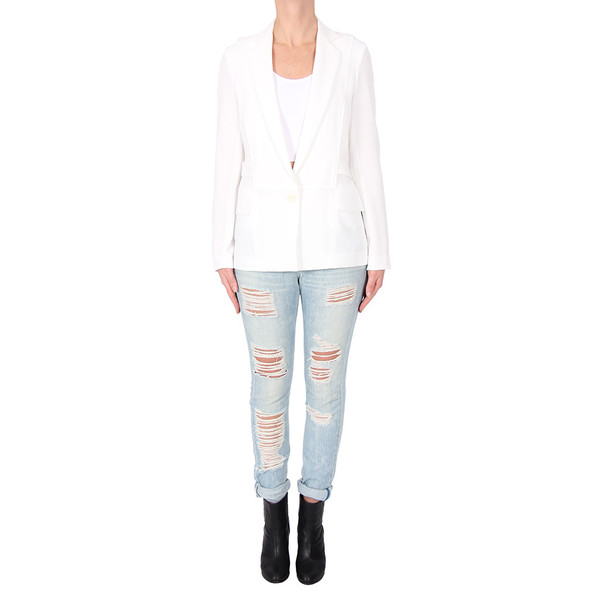 10 Crosby by Derek Lam Blazer with Organdy Back 10 Crosby by Derek Lam Blazer with Organdy Back