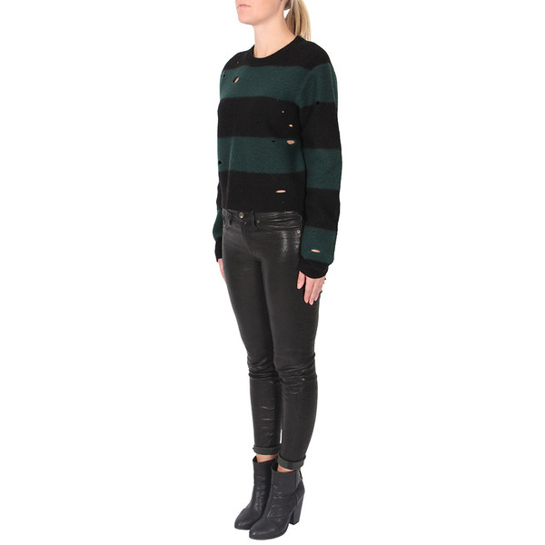 T By Alexander Wang Boiled Wool Crop Pullover T By Alexander Wang Boiled Wool Crop Pullover