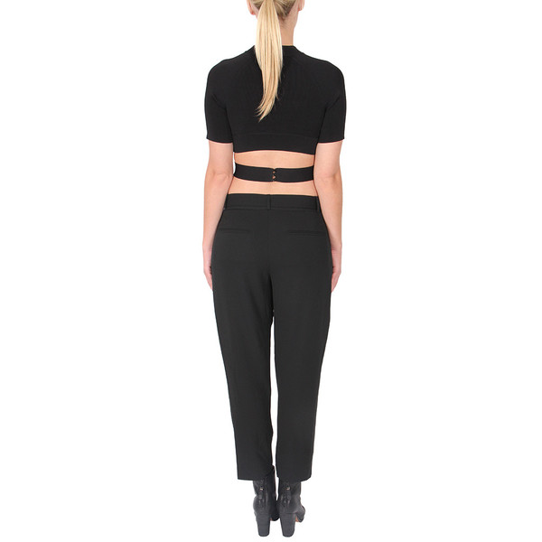 T By Alexander Wang Criss Cross Short Sleeve Top T By Alexander Wang Criss Cross Short Sleeve Top