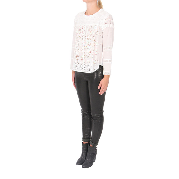 Sea Eyelet Long Sleeve Top Sea Eyelet Long Sleeve Top