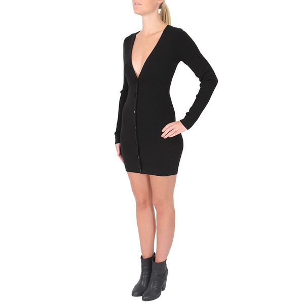 T By Alexander Wang Fitted Merino Cardigan T By Alexander Wang Fitted Merino Cardigan