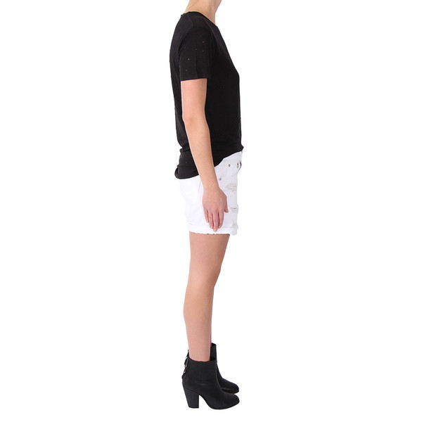 IRO Clay Holey Linen Tee IRO Clay Holey Linen Tee