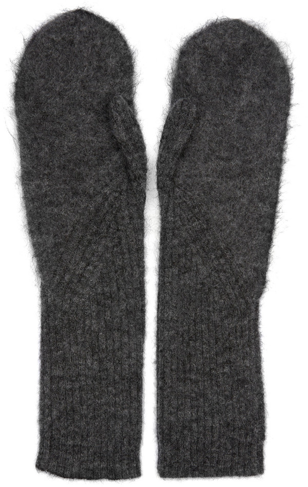 Acne Studios Mohair Violette Mittens Acne Studios Mohair Violette Mittens