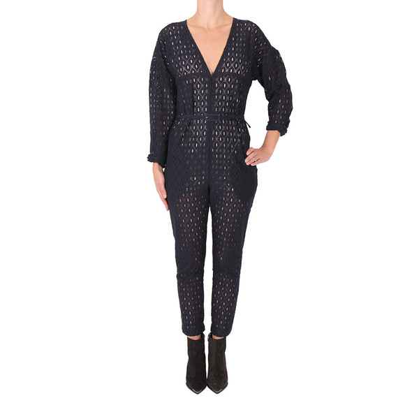 Rachel Comey Navy Lace Jumpsuit Rachel Comey Navy Lace Jumpsuit