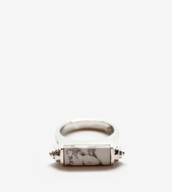 Luz Ortiz Nova Howlite Ring Luz Ortiz Nova Howlite Ring