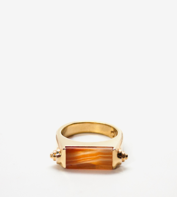 Luz Ortiz Nova Honey Agate Ring Luz Ortiz Nova Honey Agate Ring