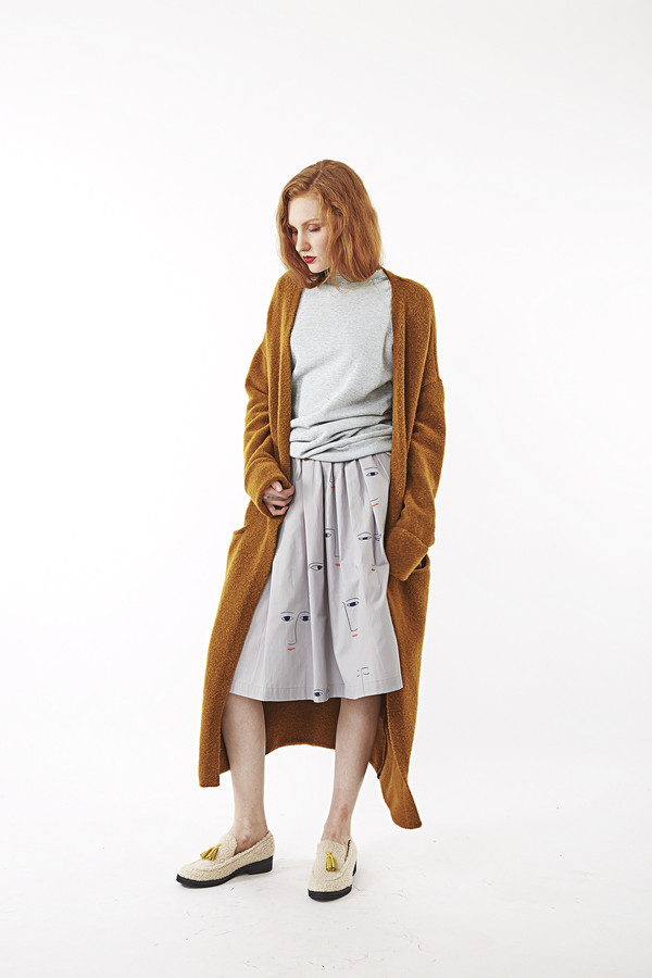 Nanushka Alvis Buclé Maxi Cardigan Nanushka Alvis Buclé Maxi Cardigan