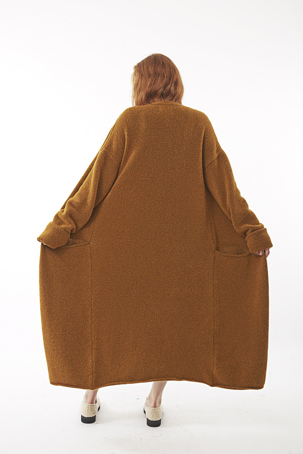 Nanushka Alvis Buclé Maxi Cardigan Nanushka Alvis Buclé Maxi Cardigan