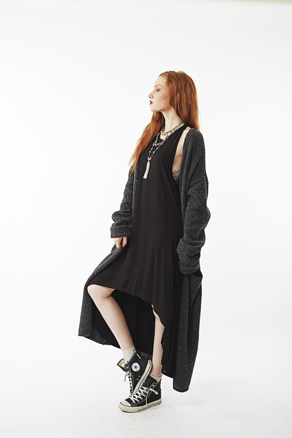 Nanushka Alvis Buclé Maxi Cardigan Nanushka Alvis Buclé Maxi Cardigan