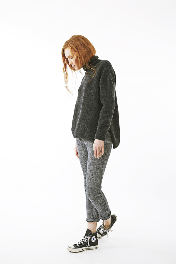 Nanushka Motta High Neck Buclé Sweater Nanushka Motta High Neck Buclé Sweater