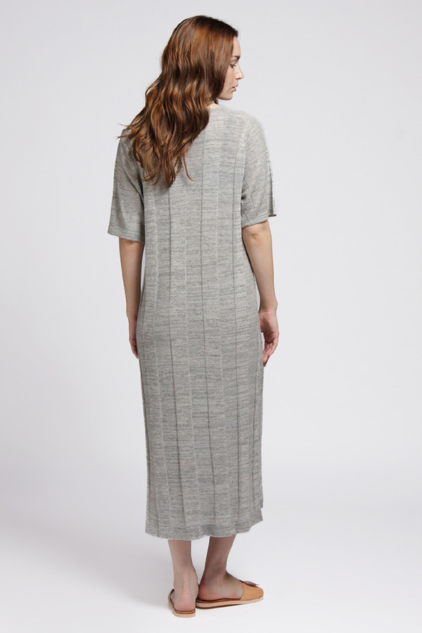Micaela Greg Grey Ladder Tee Dress Micaela Greg Grey Ladder Tee Dress
