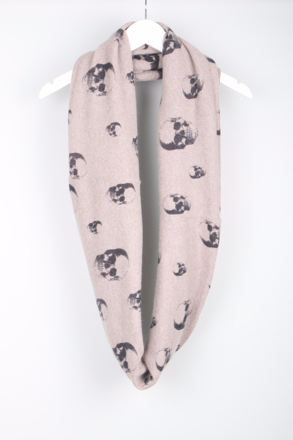 Skull Cashmere Infinity Scarf Skull Cashmere Infinity Scarf