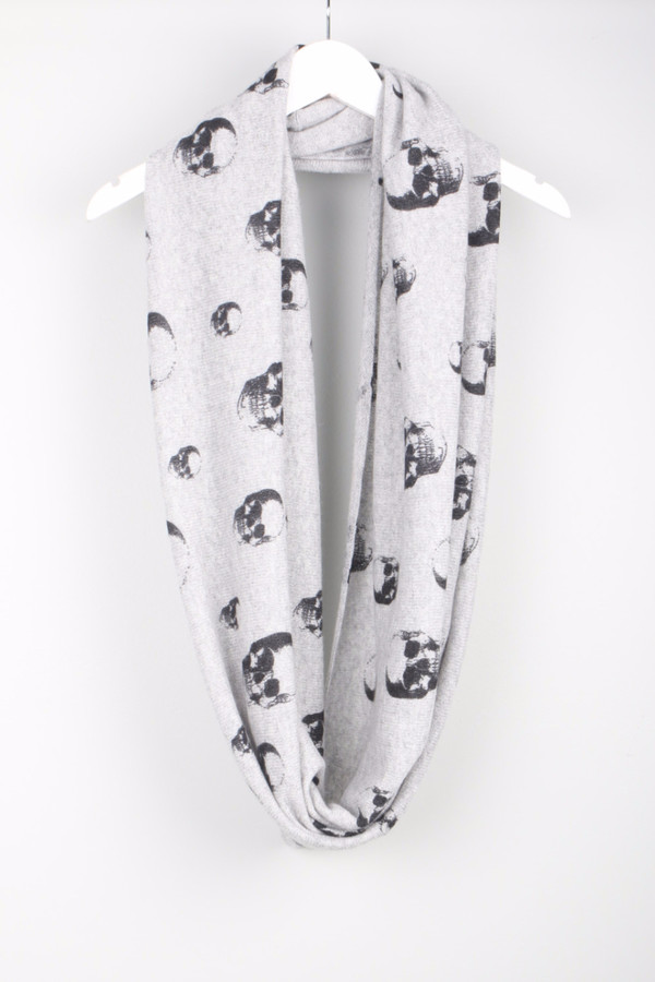 Skull Cashmere Infinity Scarf Skull Cashmere Infinity Scarf