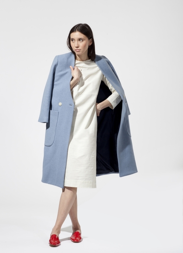 Carleen California Midi Dress - Windowpane Carleen California Midi Dress - Windowpane