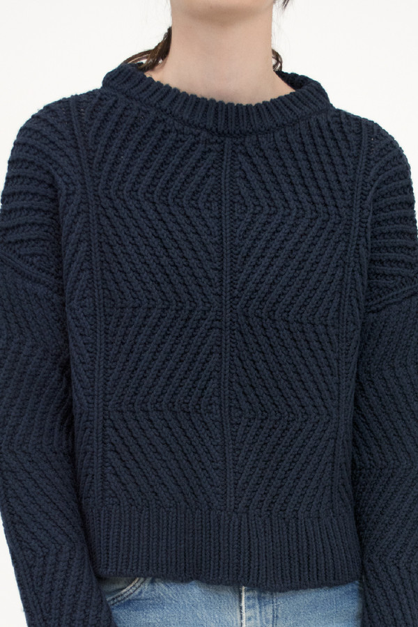 Blue Black Bevel Sweater Blue Black Bevel Sweater