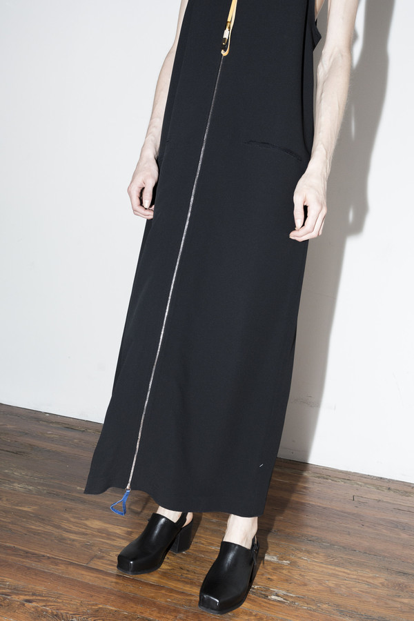 C.F. Goldman Black Zip Vest Dress C.F. Goldman Black Zip Vest Dress